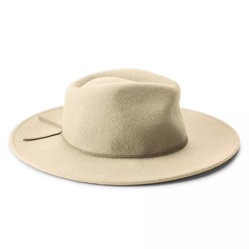 Women's Sonoma Goods For Life® Felt Fedora with Suede Band 3 Women's Sonoma Goods For Life® Felt Fedora with Suede Band - Image 3