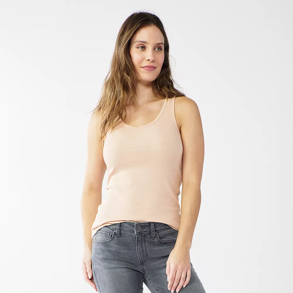 Women's Sonoma Goods For Life® Everyday Ribbed Tank 11 Women's Sonoma Goods For Life® Everyday Ribbed Tank - Image 11