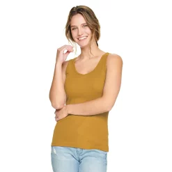 Women's Sonoma Goods For Life® Everyday Ribbed Tank 33 Women's Sonoma Goods For Life® Everyday Ribbed Tank -True Fit Shop 5046234 Warm Ginger