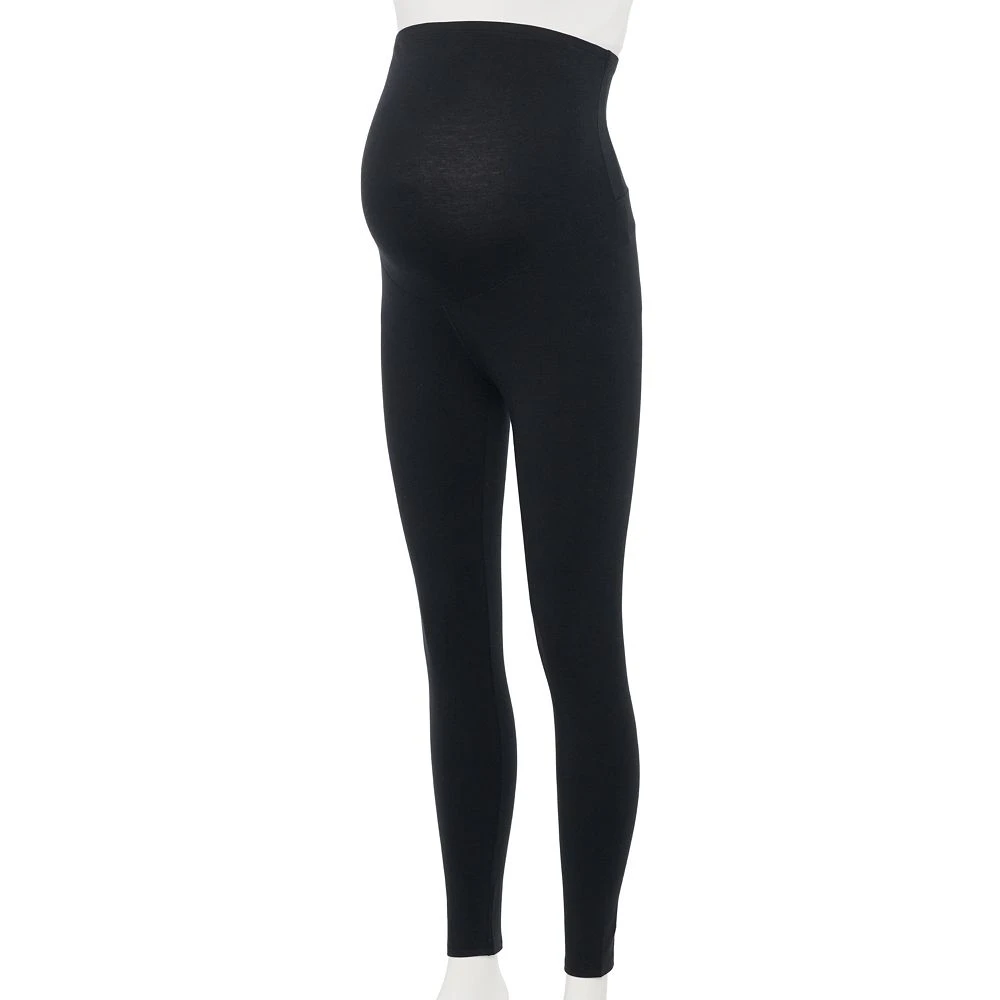 Maternity Sonoma Goods For Life® 2-pack Over-the-Belly Leggings 3 Maternity Sonoma Goods For Life® 2-pack Over-the-Belly Leggings - Image 3
