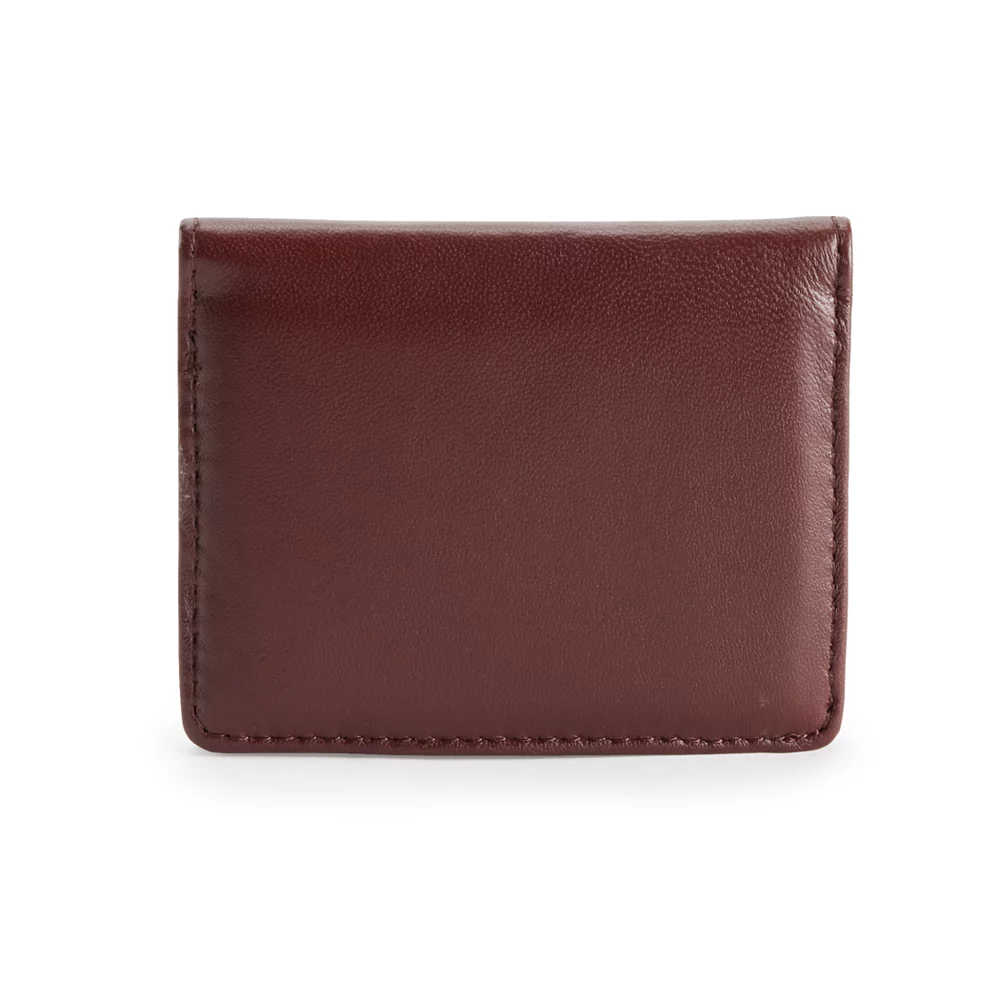 Sonoma Goods For Life® Lambskin Leather RFID-Blocking Mini Bifold Wallet 1 Sonoma Goods For Life® Lambskin Leather RFID-Blocking Mini Bifold Wallet