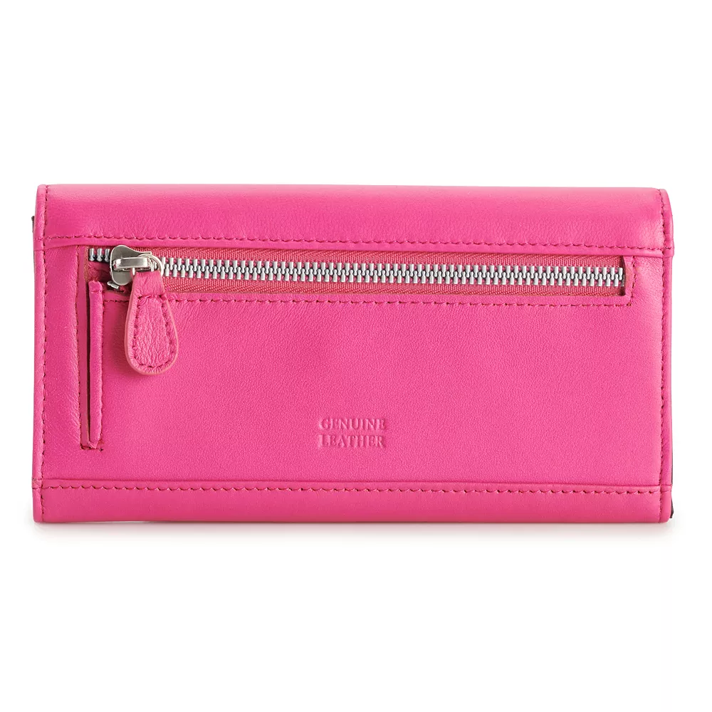 Sonoma Goods For Life® Lambskin Leather RFID-Blocking Full Clutch Wallet 2 Sonoma Goods For Life® Lambskin Leather RFID-Blocking Full Clutch Wallet - Image 2