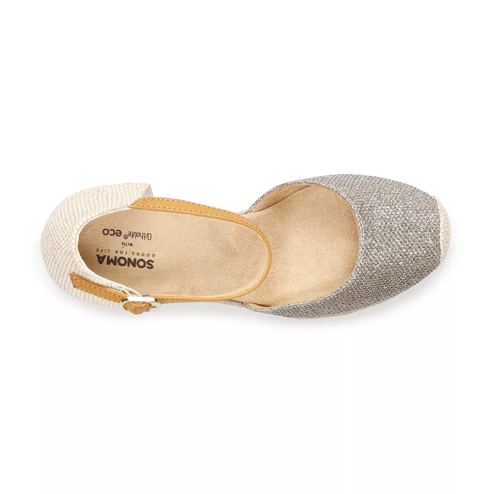 Sonoma Goods For Life® Gooseberry Women's Wedge Sandals 9 Sonoma Goods For Life® Gooseberry Women's Wedge Sandals - Image 9