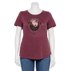 Plus Size Sonoma Goods For Life® National Parks Graphic Tee -True Fit Shop 5212613 Grand Canyon Dark Pink