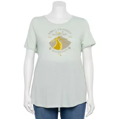 Plus Size Sonoma Goods For Life® National Parks Graphic Tee -True Fit Shop 5212613 Hawaii Yellow