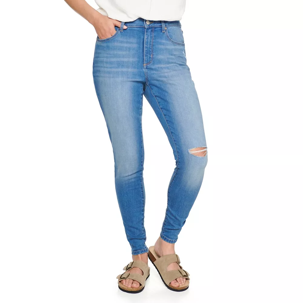 Petite Sonoma Goods For Life® High-Waisted Curvy Skinny Jeans 3 Petite Sonoma Goods For Life® High-Waisted Curvy Skinny Jeans - Image 3