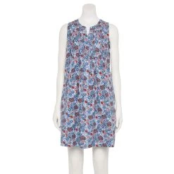 Women's Sonoma Goods For Life® Pintuck Linen-Blend Dress 26 Women's Sonoma Goods For Life® Pintuck Linen-Blend Dress -True Fit Shop 5215954 Americana Floral