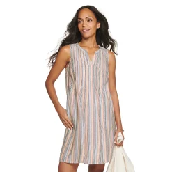 Women's Sonoma Goods For Life® Pintuck Linen-Blend Dress 22 Women's Sonoma Goods For Life® Pintuck Linen-Blend Dress -True Fit Shop 5215954 Multi Stripe