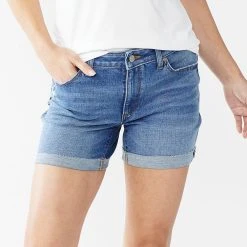 Women's Sonoma Goods For Life® High-Waist 5" Jean Shorts 14 Women's Sonoma Goods For Life® High-Waist 5" Jean Shorts -True Fit Shop 5218635 Broadway
