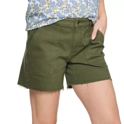 Women's Sonoma Goods For Life® High-Waist 5" Jean Shorts 15 Women's Sonoma Goods For Life® High-Waist 5" Jean Shorts -True Fit Shop 5218635 Lander Green