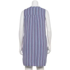 Plus Size Sonoma Goods For Life® Pintuck Linen-Blend Dress 17 Plus Size Sonoma Goods For Life® Pintuck Linen-Blend Dress -True Fit Shop 5223428 ALT