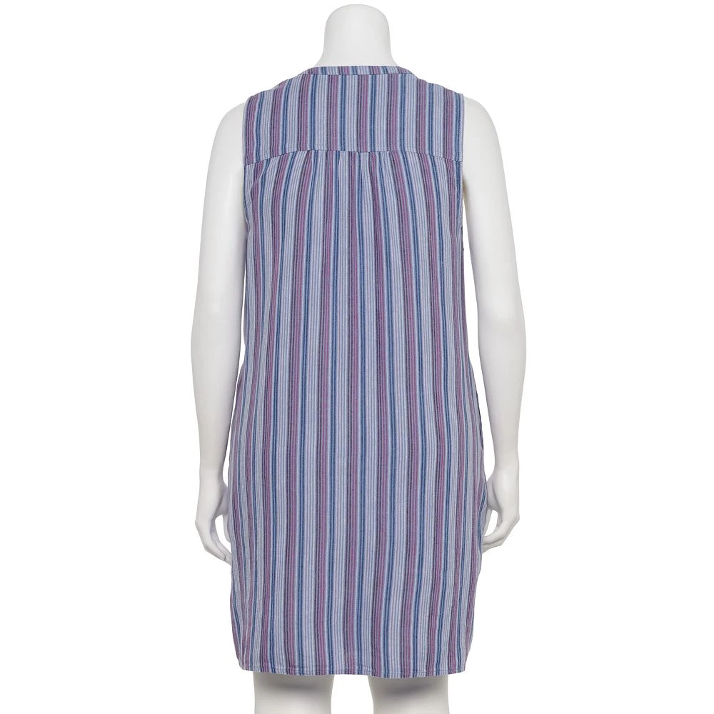 Plus Size Sonoma Goods For Life® Pintuck Linen-Blend Dress 9 Plus Size Sonoma Goods For Life® Pintuck Linen-Blend Dress - Image 9