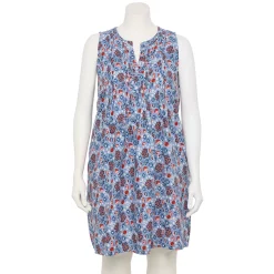 Plus Size Sonoma Goods For Life® Pintuck Linen-Blend Dress 14 Plus Size Sonoma Goods For Life® Pintuck Linen-Blend Dress -True Fit Shop 5223428 Americana Floral