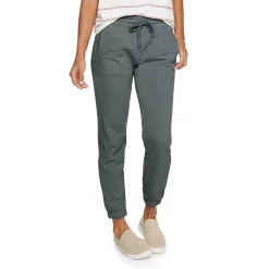 Women's Sonoma Goods For Life® Cinched Knit Jogger Pants 13 Women's Sonoma Goods For Life® Cinched Knit Jogger Pants -True Fit Shop 5225497 Gray