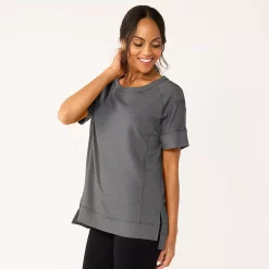 Women's Sonoma Goods For Life® Supersoft Short Sleeve Tunic 29 Women's Sonoma Goods For Life® Supersoft Short Sleeve Tunic -True Fit Shop 5231865 Storm Abyss