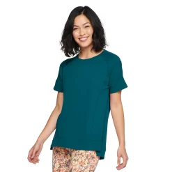 Women's Sonoma Goods For Life® Supersoft Short Sleeve Tunic 20 Women's Sonoma Goods For Life® Supersoft Short Sleeve Tunic -True Fit Shop 5231865 Teal
