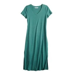 Women's Sonoma Goods For Life® Knit Midi T-Shirt Dress 17 Women's Sonoma Goods For Life® Knit Midi T-Shirt Dress -True Fit Shop 5236607 ALT5