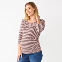 Maternity Sonoma Goods For LifeĀ® Essential Scoopneck Tee