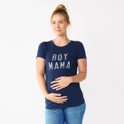 Maternity Sonoma Goods For Life® Fitted Crewneck Graphic Tee 58 Maternity Sonoma Goods For Life® Fitted Crewneck Graphic Tee -True Fit Shop 5237042 Boy Mama