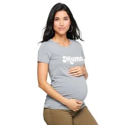 Maternity Sonoma Goods For Life® Fitted Crewneck Graphic Tee 59 Maternity Sonoma Goods For Life® Fitted Crewneck Graphic Tee -True Fit Shop 5237042 Gray Mama