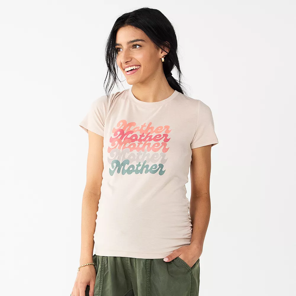 Maternity Sonoma Goods For Life® Fitted Crewneck Graphic Tee 14 Maternity Sonoma Goods For Life® Fitted Crewneck Graphic Tee - Image 14