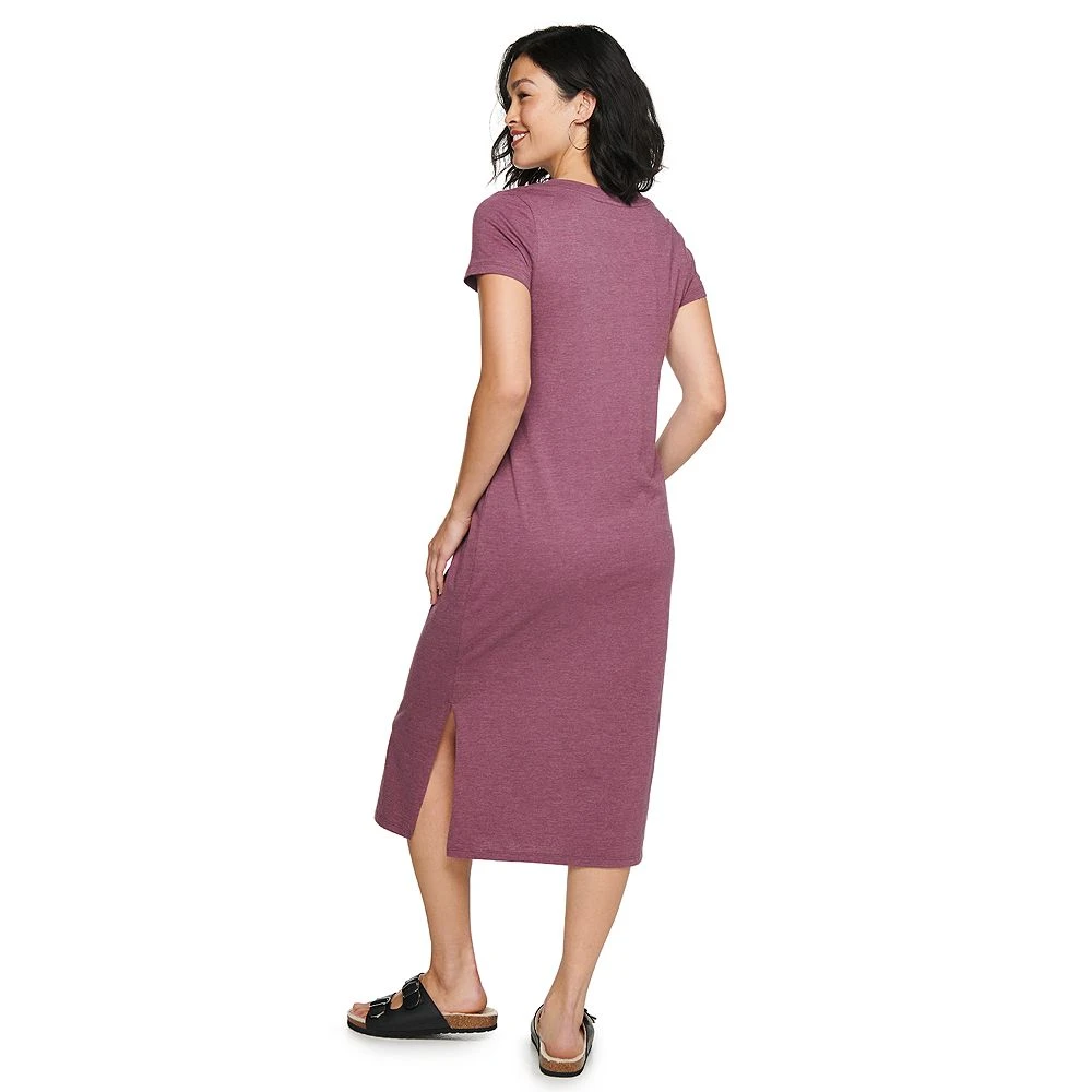 Petite Sonoma Goods For Life® Knit T-Shirt Midi Dress 5 Petite Sonoma Goods For Life® Knit T-Shirt Midi Dress - Image 5