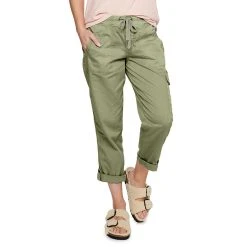 Women's Sonoma Goods For Life® Comfort Waist Utility Capri Pants 17 Women's Sonoma Goods For Life® Comfort Waist Utility Capri Pants -True Fit Shop 5237613 Sydney Olive