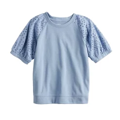 Women's Sonoma Goods For Life® Puff Sleeve Sweatshirt -True Fit Shop 5237696 ALT5