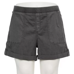 Plus Size Sonoma Goods For Life® Easy Pull-On Utility Shorts -True Fit Shop 5239300 Dark Gray