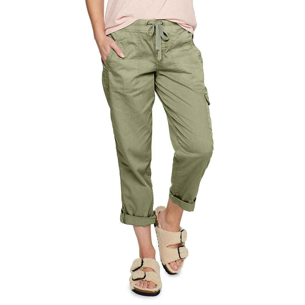 Petite Sonoma Goods For Life® Pull-On Utility Capri Pants 2 Petite Sonoma Goods For Life® Pull-On Utility Capri Pants - Image 2