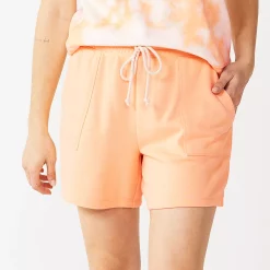 Petite Sonoma Goods For Life® French Terry Sweat Shorts 9 Petite Sonoma Goods For Life® French Terry Sweat Shorts -True Fit Shop 5241314 Peach