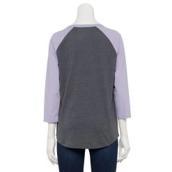 Women's Sonoma Goods For Life® Three Quarter Sleeve Baseball Graphic Tee 22 Women's Sonoma Goods For Life® Three Quarter Sleeve Baseball Graphic Tee -True Fit Shop 5242169 ALT