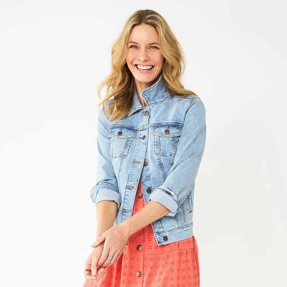 Women's Sonoma Goods For Life® Jean Jacket 4 Women's Sonoma Goods For Life® Jean Jacket - Image 4