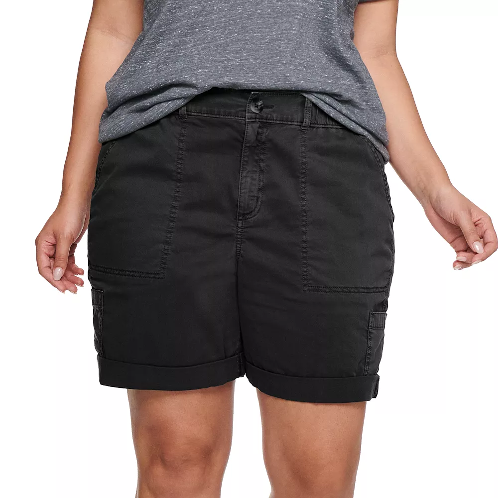 Plus Size Sonoma Goods For Life® Utility Bermuda Shorts 4 Plus Size Sonoma Goods For Life® Utility Bermuda Shorts - Image 4