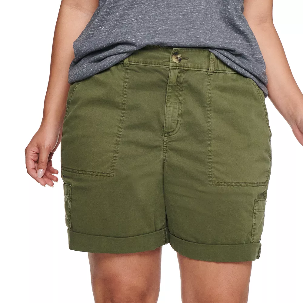 Plus Size Sonoma Goods For Life® Utility Bermuda Shorts 3 Plus Size Sonoma Goods For Life® Utility Bermuda Shorts - Image 3