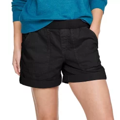 Women's Sonoma Goods For Life® Easy Pull-On 5" Utility Shorts 15 Women's Sonoma Goods For Life® Easy Pull-On 5" Utility Shorts -True Fit Shop 5243307 Black