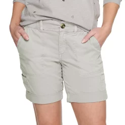 Women's Sonoma Goods For Life® Comfort Waist Utility Bermuda Shorts -True Fit Shop 5243469 Almond