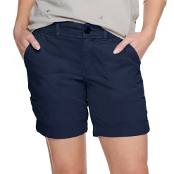 Women's Sonoma Goods For Life® Comfort Waist Utility Bermuda Shorts -True Fit Shop 5243469 Navy