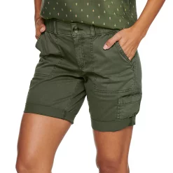 Women's Sonoma Goods For Life® Comfort Waist Utility Bermuda Shorts -True Fit Shop 5243469 Olive