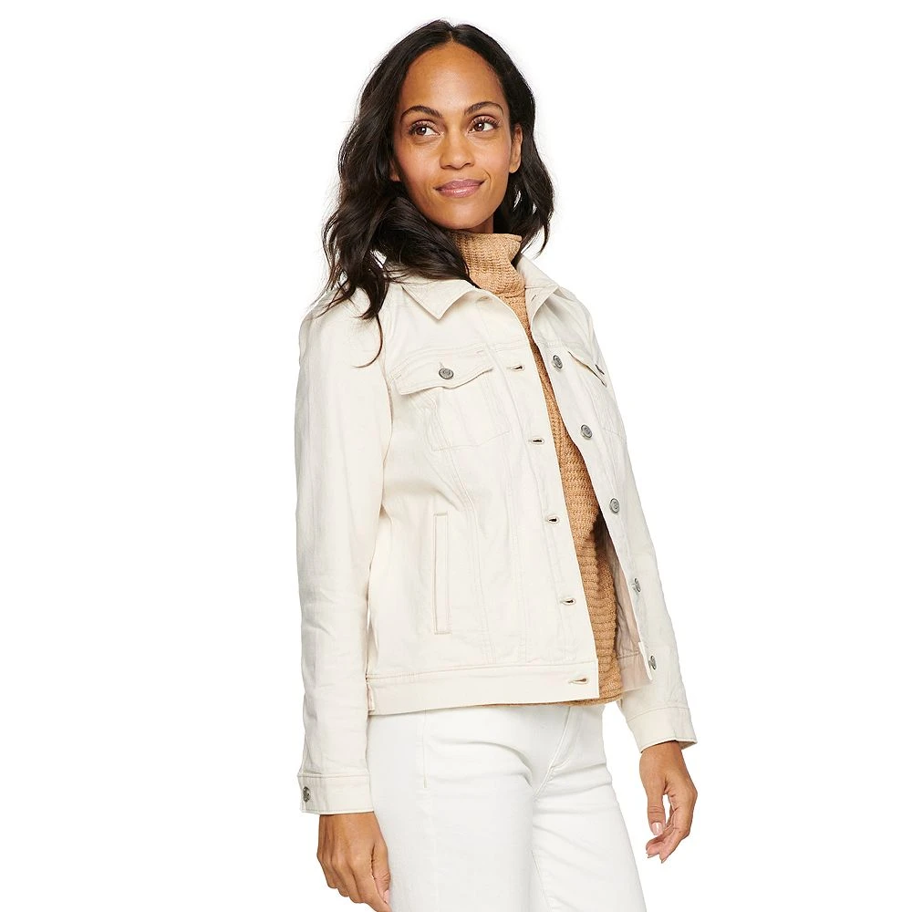 Petite Sonoma Goods For Life® Jean Jacket 3 Petite Sonoma Goods For Life® Jean Jacket - Image 3