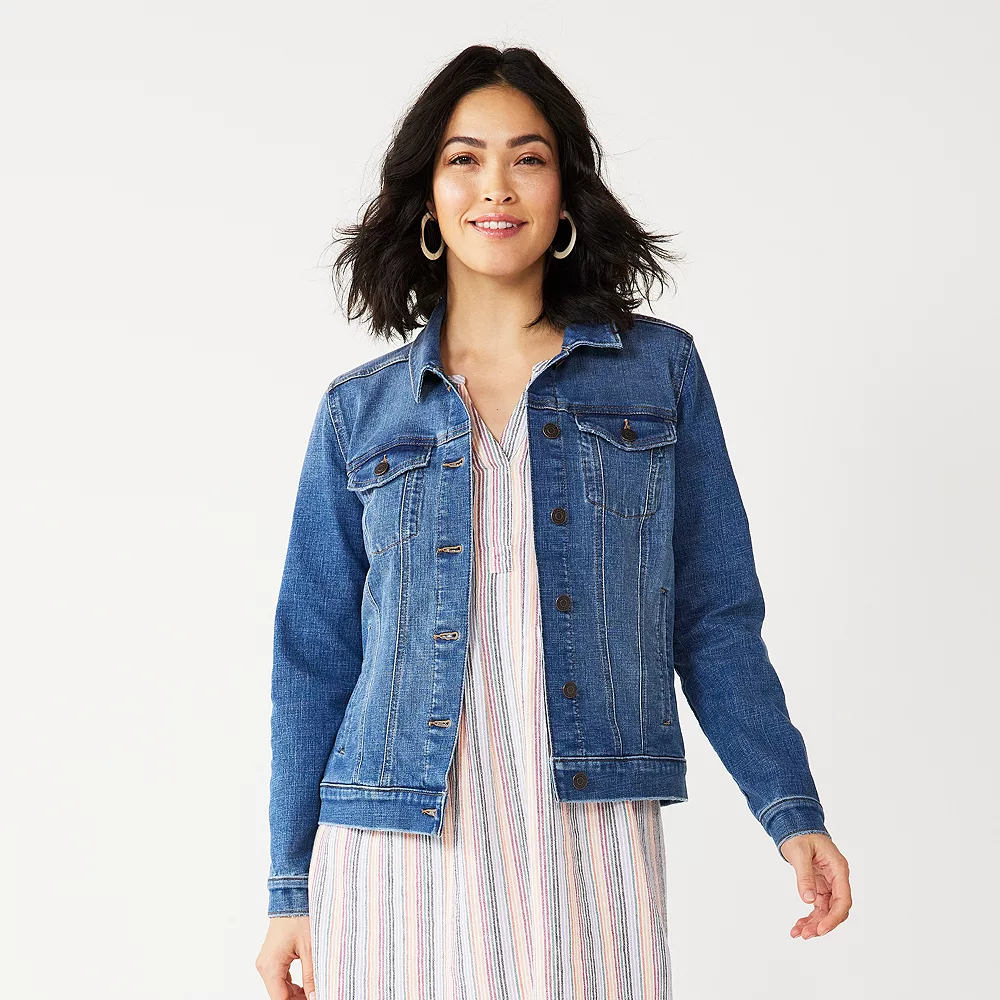 Petite Sonoma Goods For Life® Jean Jacket 1 Petite Sonoma Goods For Life® Jean Jacket