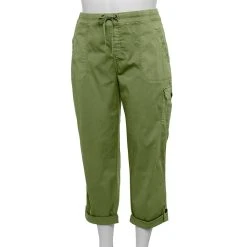 Plus Size Sonoma Goods For Life® Comfort Waist Utility Capri Pants