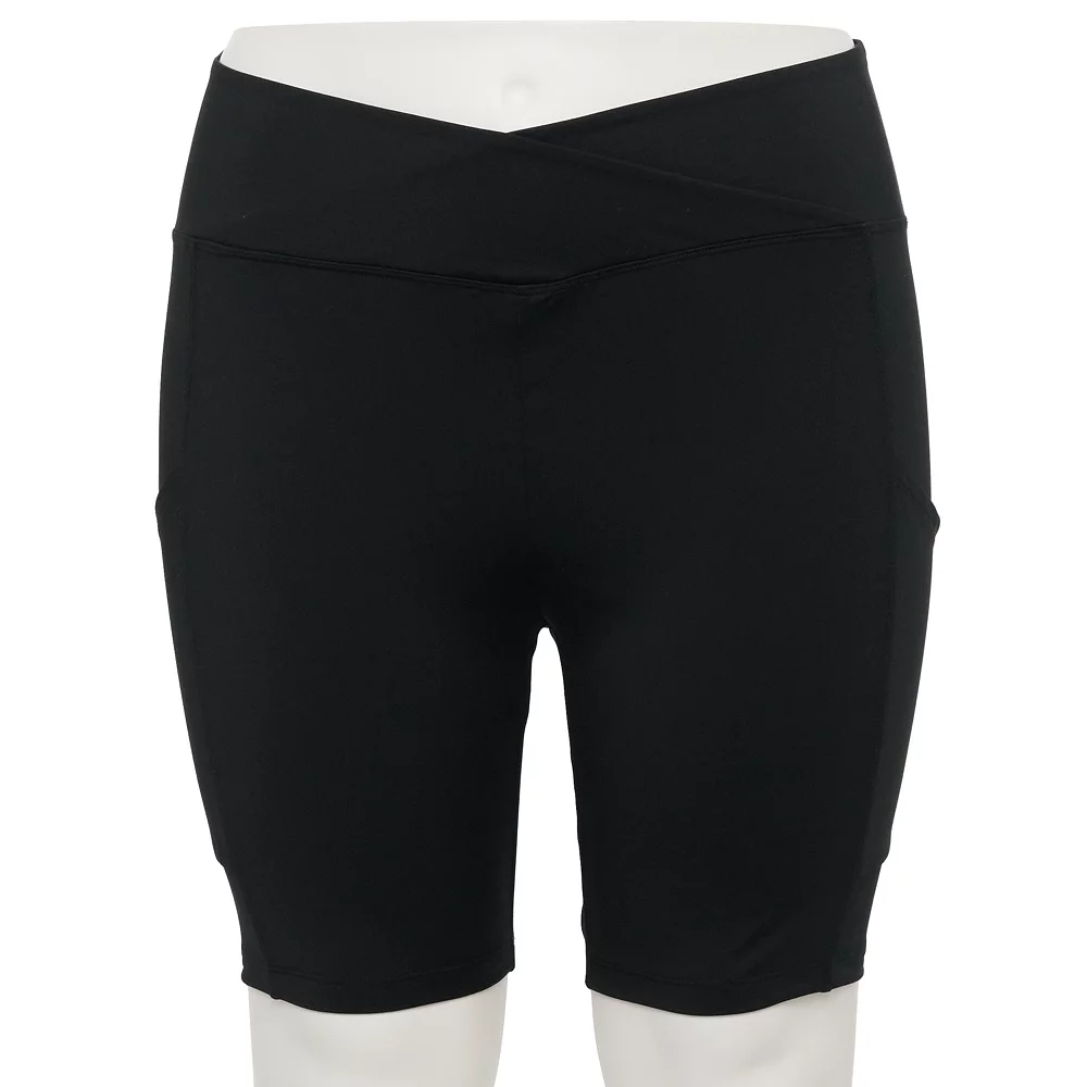 Plus Size Sonoma Goods For Life® Crossover Waist Shorts 4 Plus Size Sonoma Goods For Life® Crossover Waist Shorts - Image 4