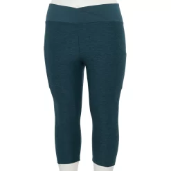 Plus Size Sonoma Goods For Life® Crossover Waist Crop Leggings 8 Plus Size Sonoma Goods For Life® Crossover Waist Crop Leggings -True Fit Shop 5271394 Lost Lagoon