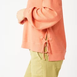 Women's Sonoma Goods For Life® Side Tie Sweatshirt -True Fit Shop 5271671 ALT5