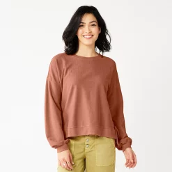 Women's Sonoma Goods For LifeĀ® Side Tie Sweatshirt