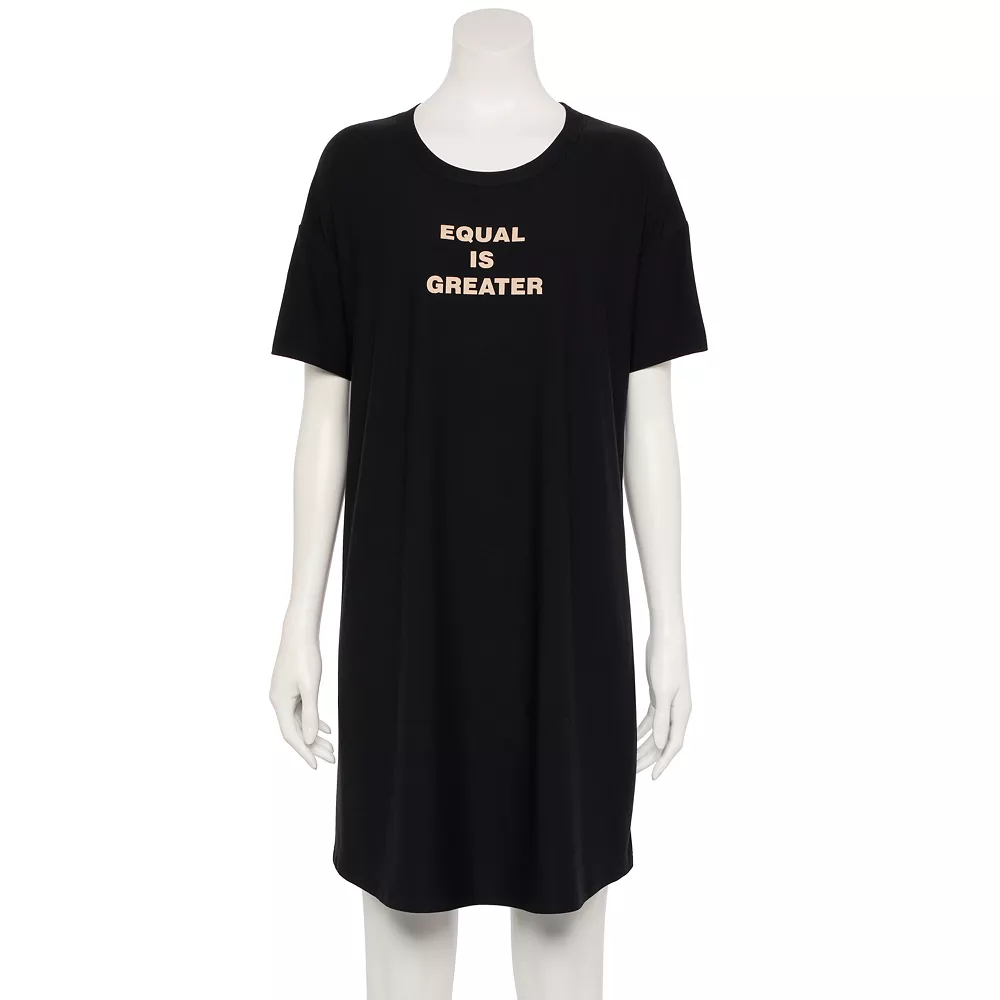 Women's Sonoma Goods For Life® Graphic Short Sleeve Sleepshirt 1 Women's Sonoma Goods For Life® Graphic Short Sleeve Sleepshirt
