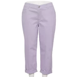 Plus Size Sonoma Goods For Life® Premium Rolled Girlfriend Jeans 11 Plus Size Sonoma Goods For Life® Premium Rolled Girlfriend Jeans -True Fit Shop 5272706 Liam Lavender
