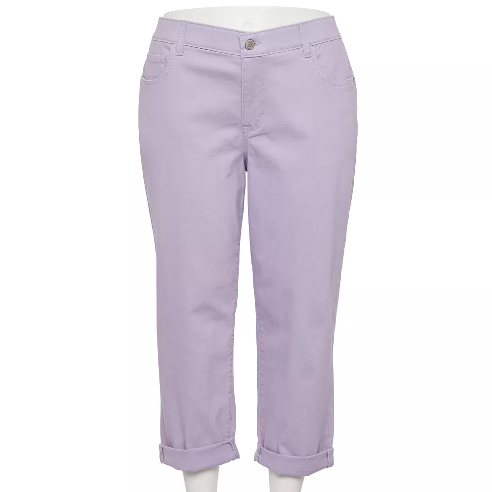 Plus Size Sonoma Goods For Life® Premium Rolled Girlfriend Jeans 4 Plus Size Sonoma Goods For Life® Premium Rolled Girlfriend Jeans - Image 4