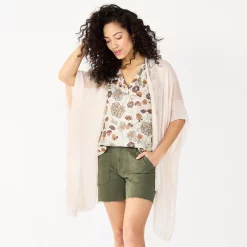 Women's Sonoma Goods For LifeĀ® Open Weave Ruana